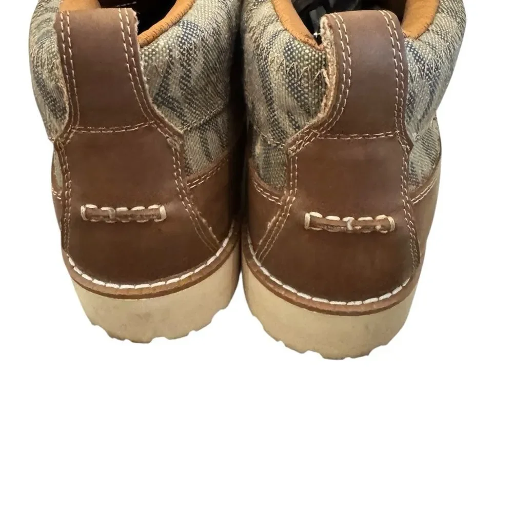 Sun + Stone Men's Kohen Lace-up Brown Tan Boots 12